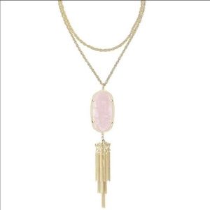 Kendra Scott Rose Quartz Necklace